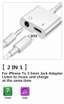 Spliter pro iPhone Lighting na Lighting a 3,5mm Jack