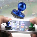 Mini joystick z hliníkové slitiny | Modrá, Stříbrná