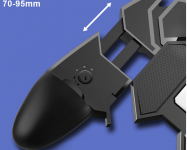 PUBG Mobile Controller AK-66 MOME, 4 zadní tlačítka