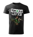 tričko Toxic bike barevná silueta moto